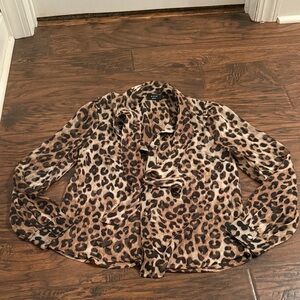 Vici Leopard Print Blouse